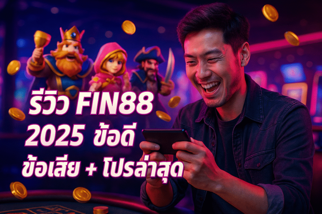 รีวิว FIN88 2025 ข้อดี ข้อเสีย + โปรล่าสุด