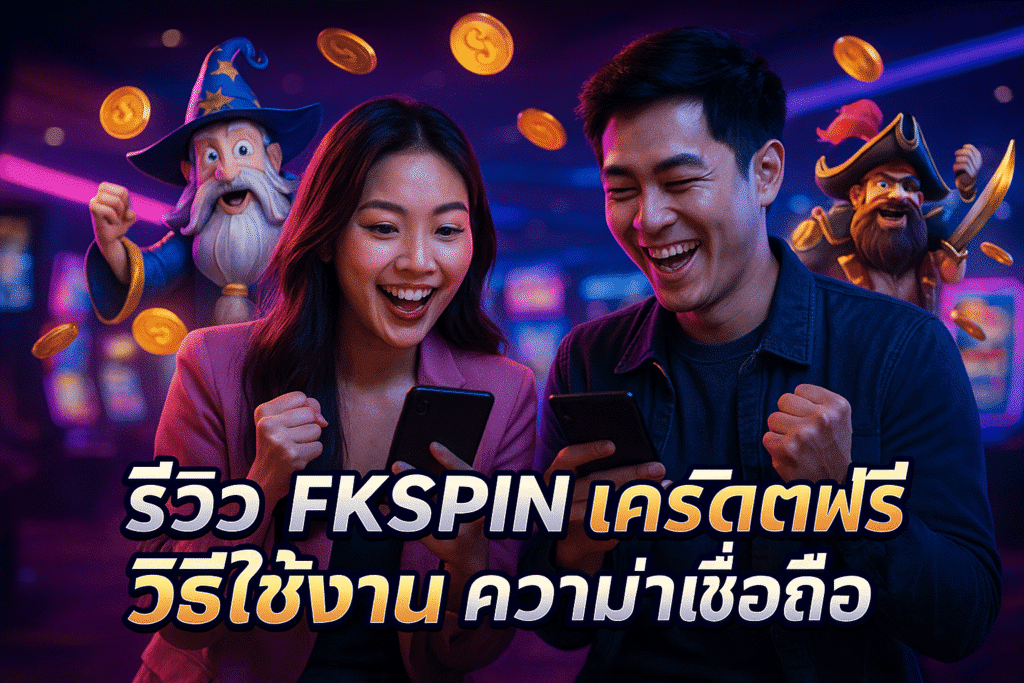 รีวิว FKSPIN เครดิตฟรี วิธีใช้งาน ความน่าเชื่อถือ