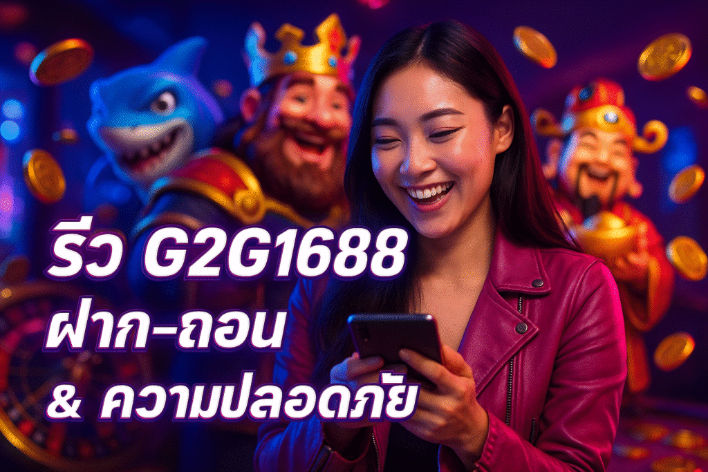 รีวิว G2G1688 ฝาก-ถอน & ความปลอดภัย