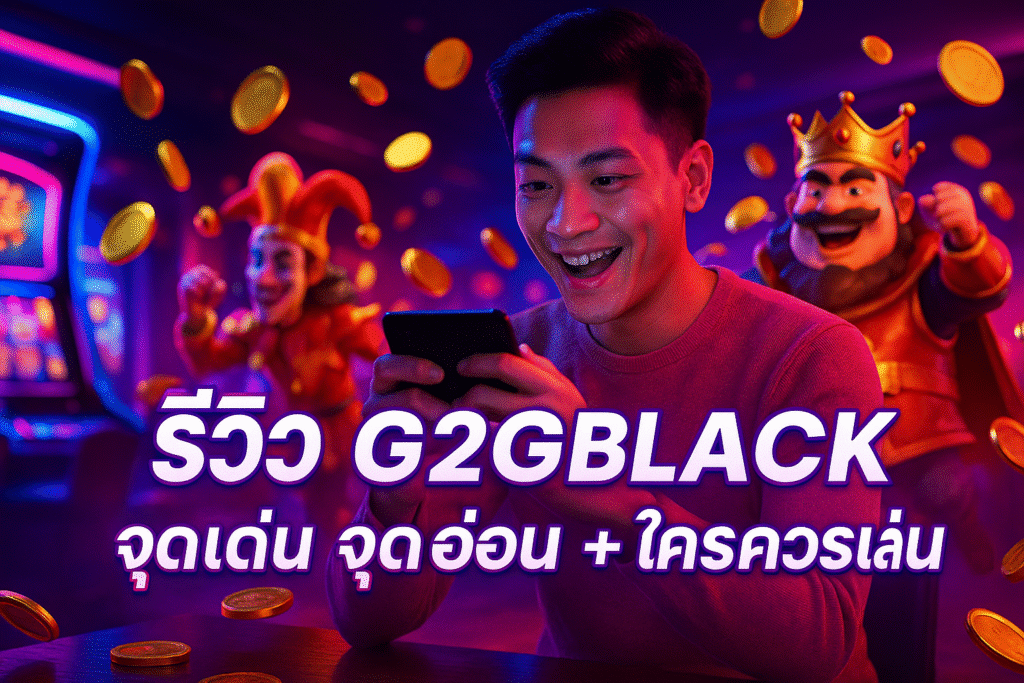 รีวิว G2GBLACK จุดเด่น จุดอ่อน + ใครควรเล่น