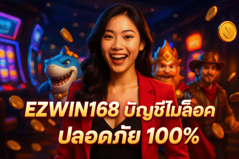 EZWIN168 บัญชีไม่ล็อค ปลอดภัย 100%