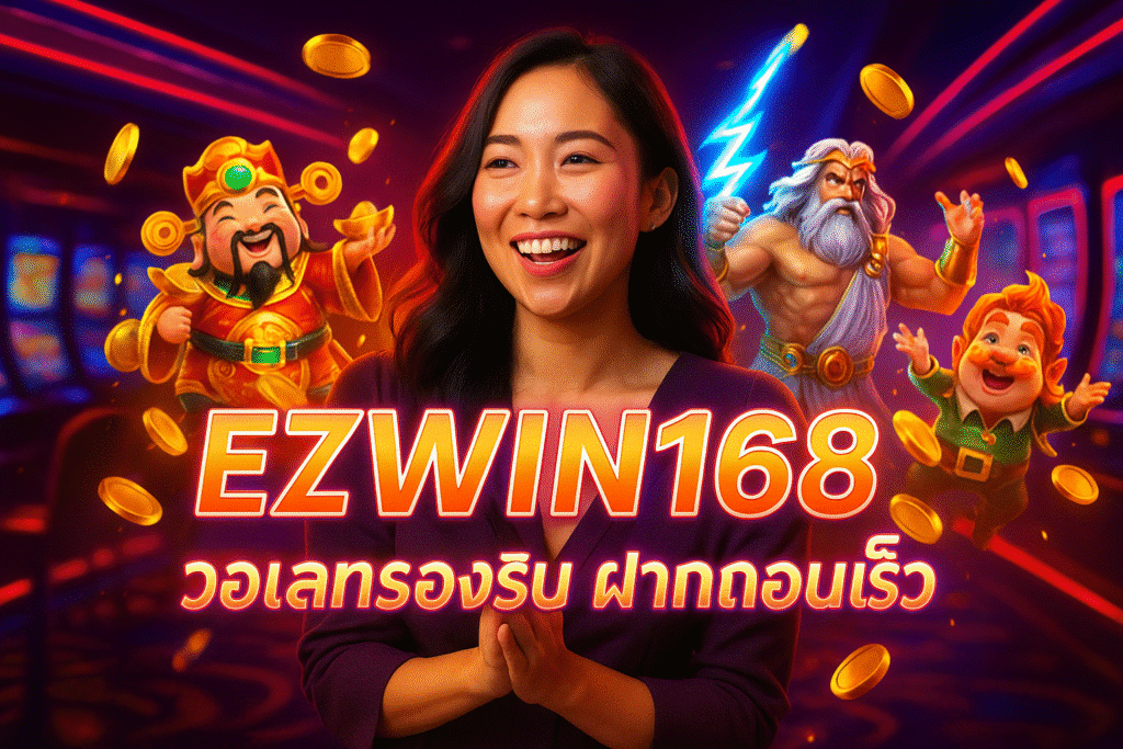 EZWIN168 วอเลทรองรับ ฝากถอนเร็ว