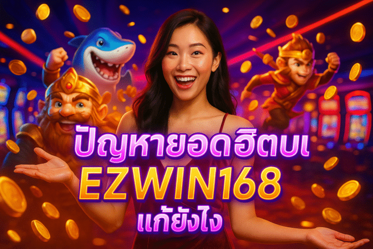 ปัญหายอดฮิตบน EZWIN168 แก้ยังไง