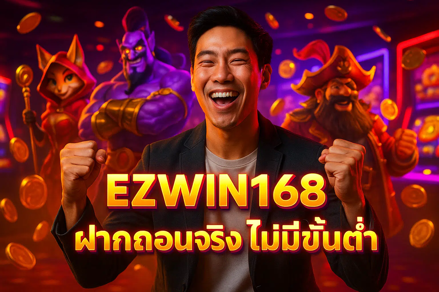 EZWIN168 ฝากถอนจริง ไม่มีขั้นต่ำ